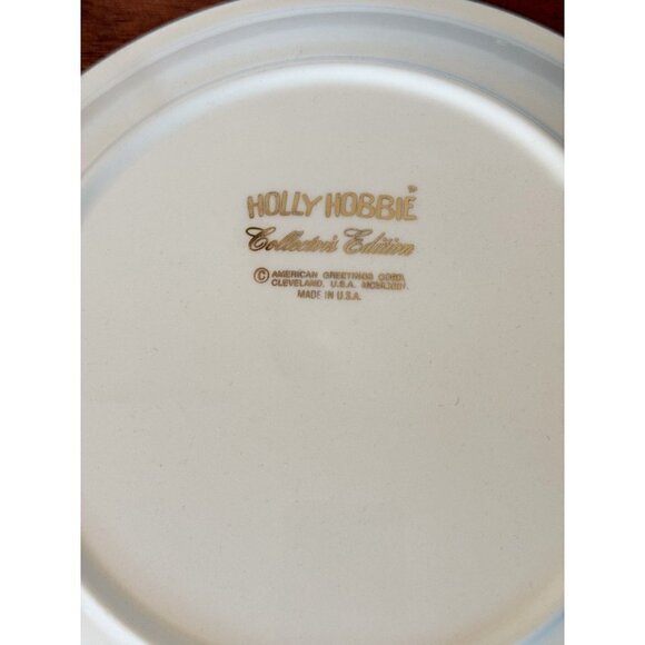 Vintage Holly Hobbie Plate Happy Is The Home That Welcomes A Friend Circa 1978 - Picture 3 of 4